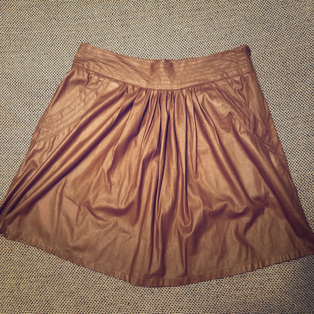 Leather-like Skirt